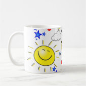 Tasse Vache Soleil Étoiles (Gauche)