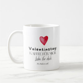 Tasse Valentinstag personalisierbar für Ihn / Sie Koffiemok