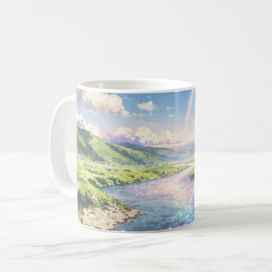 Tasse Vallée de la Rivière Arc-en-ciel (Devant gauche)