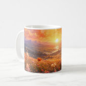 Tasse Vallée du Coucher de Soleil Doré (Devant gauche)