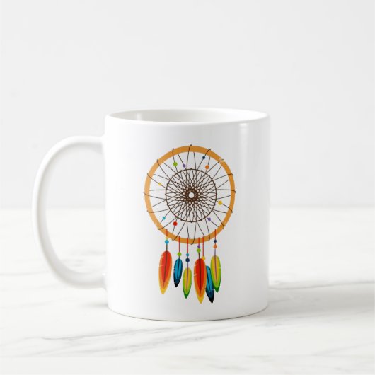 Tasse van de dreamcatcher koffiemok (Links)
