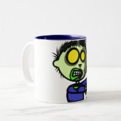 Tasse végétalienne de zombi (Devant gauche)
