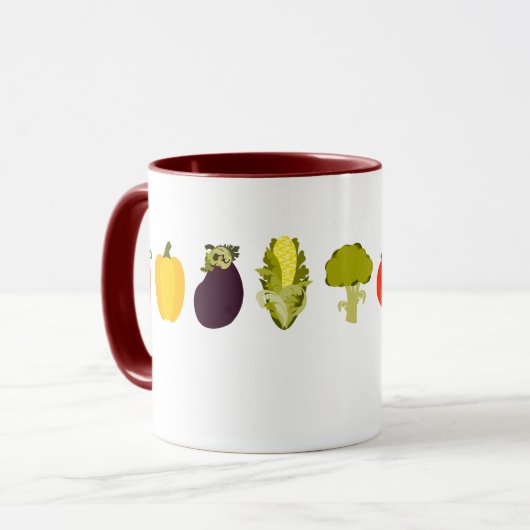 Tasse végétarienne d'amant (Devant gauche)