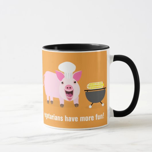 Tasse végétarienne de porc (Droite)