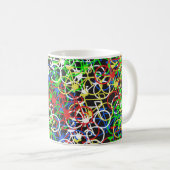 Tasse vélo multicolore (Devant droit)