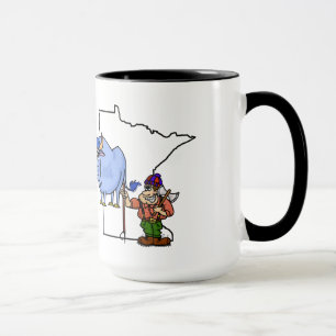 Tasse Ver de Homeboy du Minnesota de Paul Bunyan