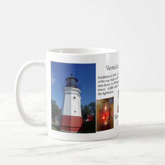 Tasse vermillonne de phare (Gauche)