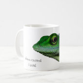 tasse Vert-crêtée de lézard (Devant gauche)