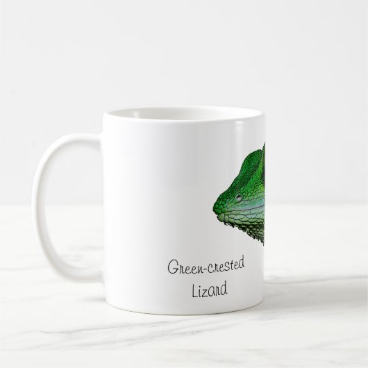 tasse Vert-crêtée de lézard (Gauche)