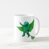 Tasse verte d'ange (Devant droit)
