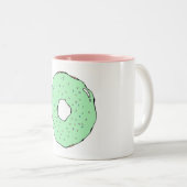 Tasse verte de beignet (Devant droit)