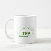 Tasse verte de bonjour pour amateur de thé (Gauche)