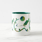 Tasse verte de lecteur (Centre)