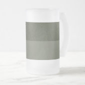 Tasse verte de mousse texturée - Personnalisable (Devant droit)