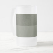 Tasse verte de mousse texturée - Personnalisable (Devant gauche)