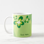 Tasse verte de papillon (Gauche)