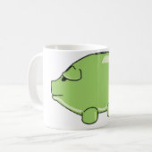 Tasse verte de porc (Devant gauche)