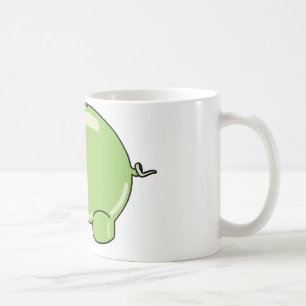 Tasse verte de porc