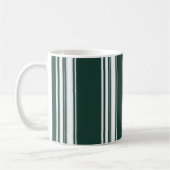 Tasse verte de rayures (Gauche)