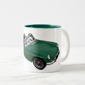 Tasse verte de roadster (Devant droit)