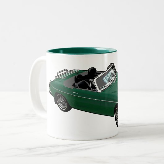 Tasse verte de roadster (Devant gauche)