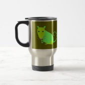Tasse verte de voyage de rat (Gauche)