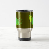 Tasse verte de voyage de rat (Centre)