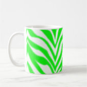 Tasse verte de zèbre (Gauche)