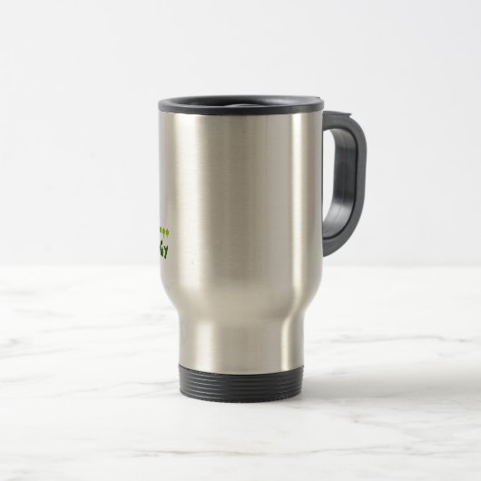 Tasse verte d'énergie (Devant droit)