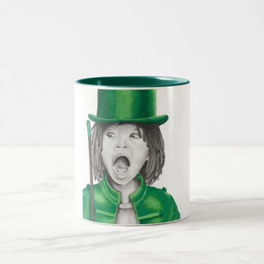 Tasse verte du garçon 1 (Centre)