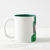 Tasse verte du garçon 1 (Gauche)