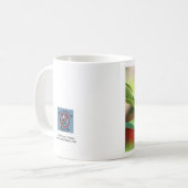 Tasse verte et noire de libellule (Devant gauche)