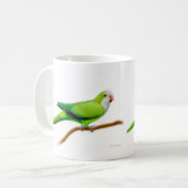 Tasse verte fraîche de perroquet de quaker (Devant gauche)