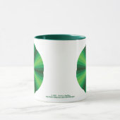 Tasse verte illusion d'optique (Centre)