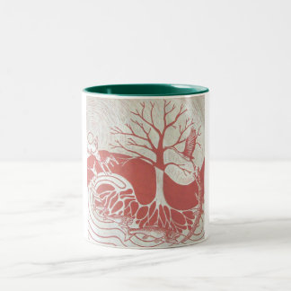 Tasse verte rouge de Naturecycle