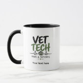 Tasse Vet Tech Paws & Patients (Gauche)
