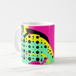 Tasse vibrante d'art pop