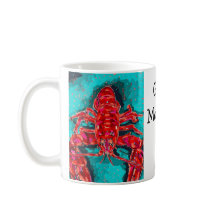 Tasse Vibrante Lobster Abstrait