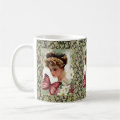 Tasse victorienne florale (Gauche)