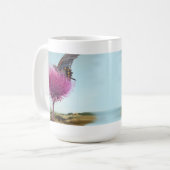 Tasse vide de chardon (mise votre information (Devant gauche)