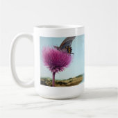 Tasse vide de chardon (mise votre information (Gauche)