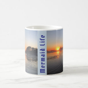 Tasse Vie de Sirène au Coucher du Soleil
