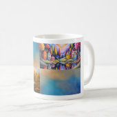 Tasse Village Coloré (Devant droit)