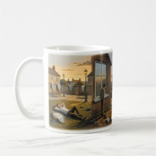 Tasse Village du Crépuscule Étapes de la Vie Surré