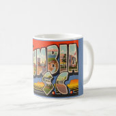 Tasse vintage Columbia SC (Devant droit)