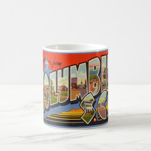 Tasse vintage Columbia SC (Centre)