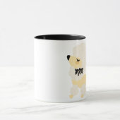 Tasse vintage de caniche (Centre)