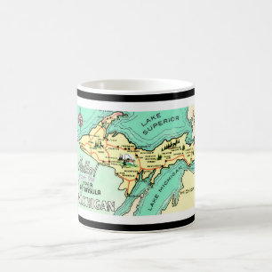 Tasse vintage de carte postale de Yooper