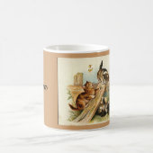 Tasse vintage de chat (Centre)