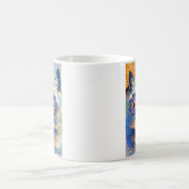 Tasse vintage de chat de flower power (Centre)